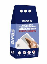 Гипсовая шпаклевка FINISH GIPS (3 кг)