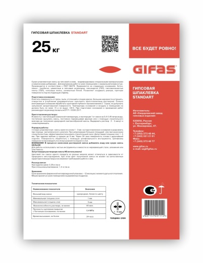 Гипсовая шпаклевка STANDART